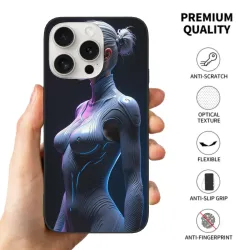 Funda Cyberpunk Future Girl para iPhone 15 Pro/Pro Max - okomall.com