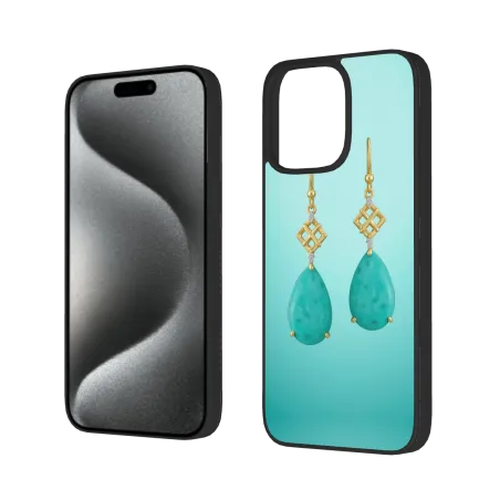Custodia per iPhone 15/Pro/Max con strass sfumati - okomall
