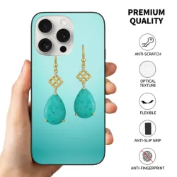 Custodia per iPhone 15/Pro/Max con strass sfumati - okomall