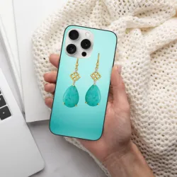 Custodia per iPhone 15/Pro/Max con strass sfumati - okomall