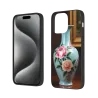 iPhone 15/Pro/Max 手机壳 - 牡丹花卉图案 | okomall