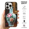 iPhone 15/Pro/Max 手机壳 - 牡丹花卉图案 | okomall