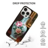 iPhone 15/Pro/Max 手机壳 - 牡丹花卉图案 | okomall