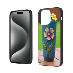 Custodia per iPhone 15/Pro/Max con motivo floreale - okomall