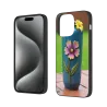Custodia per iPhone 15/Pro/Max con motivo floreale - okomall