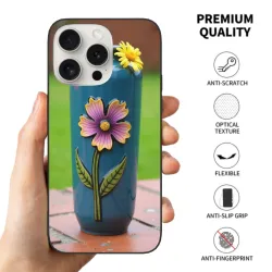 Custodia per iPhone 15/Pro/Max con motivo floreale - okomall