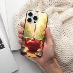 iPhone 15/Pro/Pro Max Case - Tranquil Tea Break by the Window | okomall