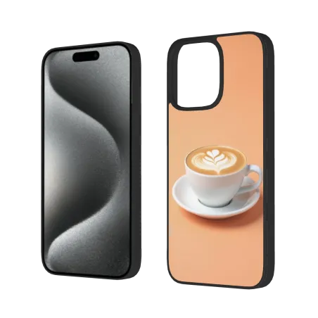 Funda para iPhone 15/Pro/Max con diseño de taza de café - okomall.com
