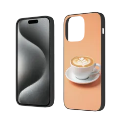 Funda para iPhone 15/Pro/Max con diseño de taza de café - okomall.com