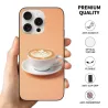 Funda para iPhone 15/Pro/Max con diseño de taza de café - okomall.com