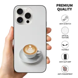 iPhone 15/Pro/Max 咖啡拉花手机壳 - Okomall