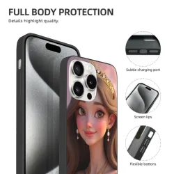 梦幻少女 iPhone 15/15 Pro/15 Pro Max 手机壳 - okomall