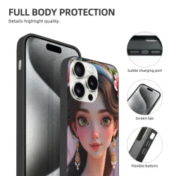 梦幻少女 iPhone 15/15 Pro/15 Pro Max 手机壳 - okomall
