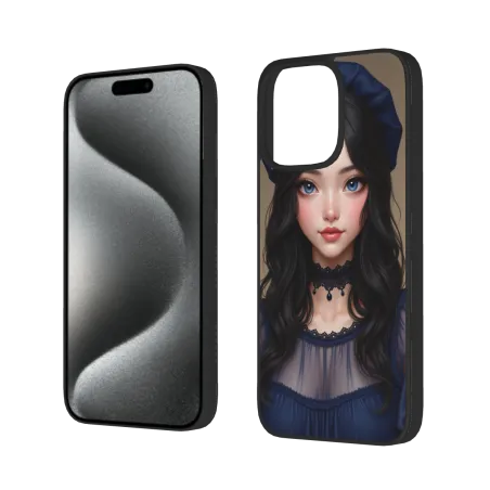 몽환적인 소녀 iPhone 15/15 Pro/15 Pro Max 케이스 - OKOMALL