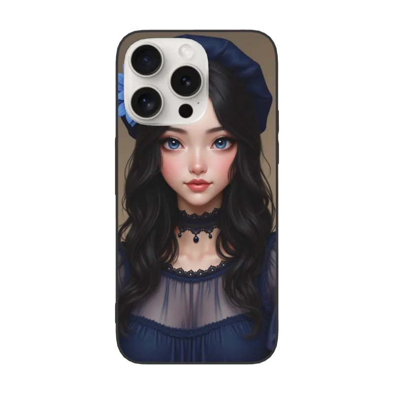몽환적인 소녀 iPhone 15/15 Pro/15 Pro Max 케이스 - OKOMALL