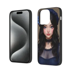 몽환적인 소녀 iPhone 15/15 Pro/15 Pro Max 케이스 - OKOMALL