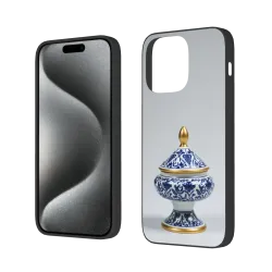 Custodia per iPhone 15/Pro/Max con design in porcellana - okomall.com