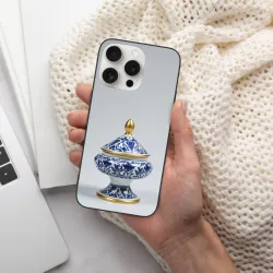 Custodia per iPhone 15/Pro/Max con design in porcellana - okomall.com