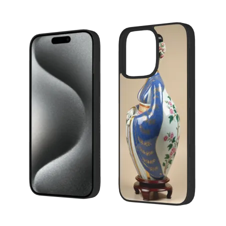 國風瓷器紋理iPhone 15 Pro/Pro Max手機殼 - okomall.com
