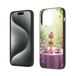 iPhone 15/Pro/Max 夢幻花園甜點手機殼 - OKOMALL