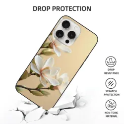Custodia iPhone 15/Pro/Max a fiori di ciliegio - okomall