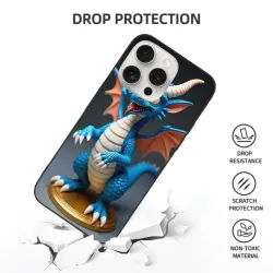 용의 비늘 수호자 iPhone 15/15 Pro/15 Pro Max 케이스 - OKOMALL