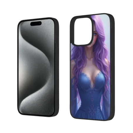 Custodia per iPhone 15/Pro/Max a tema Girl Fantasy - okomall.com