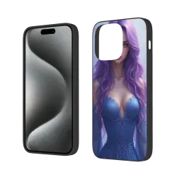Custodia per iPhone 15/Pro/Max a tema Girl Fantasy - okomall.com