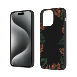 iPhone 15/Pro/Max 手机壳 - 热带叶片图案 | okomall