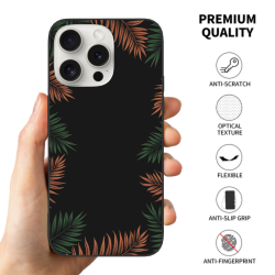 iPhone 15/Pro/Max 手机壳 - 热带叶片图案 | okomall