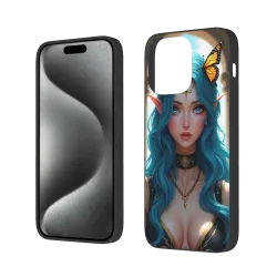 Custodia a tema fata per iPhone 15/15 Pro/15 Pro Max - OKOMALL