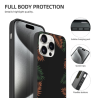 iPhone 15/Pro/Max 手机壳 - 热带叶片图案 | okomall