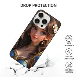 Custodia per iPhone 15/15 Pro/15 Pro Max con motivo di fata - OKOMALL