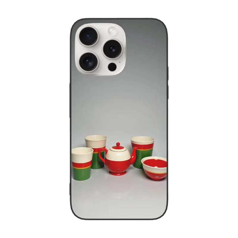 iPhone 15/Pro/Max 卡通杯子手機殼 - okomall.com