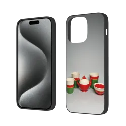 iPhone 15/Pro/Max 卡通杯子手機殼 - okomall.com