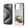 Custodia per iPhone 15/Pro/Max con motivo di teiera vintage - okomall