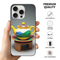iPhone 15/Pro/Max 创意陶瓷花瓶手机壳 - OKOMALL