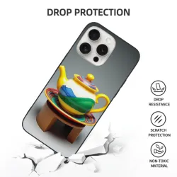 iPhone 15/Pro/Max 创意陶瓷花瓶手机壳 - OKOMALL
