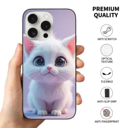 귀여운 고양이 케이스 - iPhone 15 Pro/Pro Max 휴대폰 보호 케이스 | OKOMALL