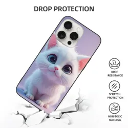 귀여운 고양이 케이스 - iPhone 15 Pro/Pro Max 휴대폰 보호 케이스 | OKOMALL