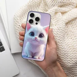귀여운 고양이 케이스 - iPhone 15 Pro/Pro Max 휴대폰 보호 케이스 | OKOMALL