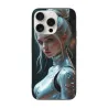 Custodia per telefono femminile Cyberpunk - iPhone 15 Pro/Pro Max - OKOMALL