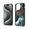 Custodia per telefono femminile Cyberpunk - iPhone 15 Pro/Pro Max - OKOMALL