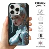 Custodia per telefono femminile Cyberpunk - iPhone 15 Pro/Pro Max - OKOMALL