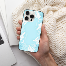 清新叶纹iPhone 15/Pro/Pro Max手机壳 - OKOMALL