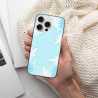 حافظة iPhone 15/Pro/Pro Max بنمط أوراق منعش - OKOMALL