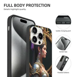 Custodia per iPhone 15/15 Pro/15 Pro Max Star Galaxy War姬 - okomall