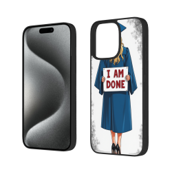 Чехол для iPhone 15/Pro/Max - Индивидуальный чехол в стиле элегантной девушки | OKOMALL