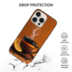 iPhone 15/Pro/Max 暖阳咖啡时光手机壳 - OKOMALL