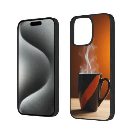 iPhone 15/Pro/Max Coffee Cup Texture Phone Case - okomall